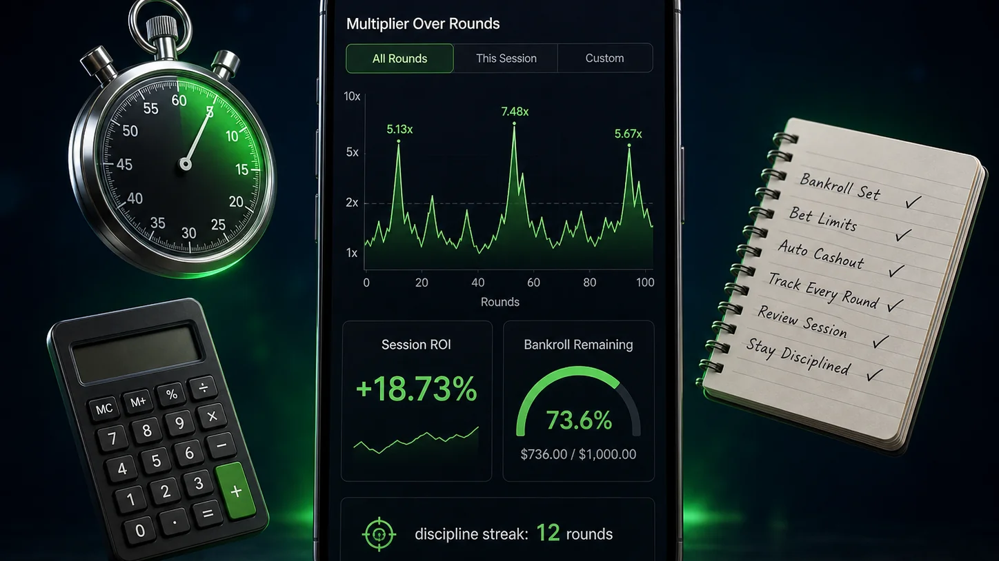 Session tracking and discipline dashboard